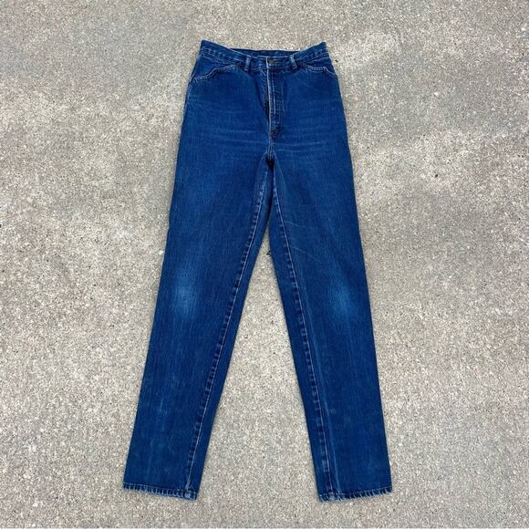 90s Cross J jeans high rise bareback western style with rivet detail down back - Picture 3 of 7